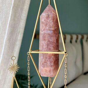 Łapacz słońca z kwarcem truskawkowym