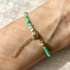 Bransoletka Adaya z chryzoprazem i awenturynem