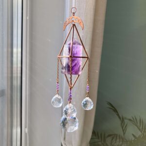 Łapacz słońca z ametystem