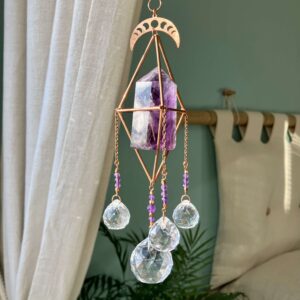 Łapacz słońca z ametystem