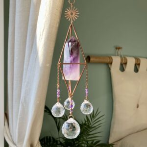 Łapacz słońca z ametystem