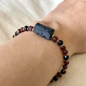 Bransoletka ochronna z turmalinem