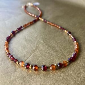 Naszyjnik z granatem